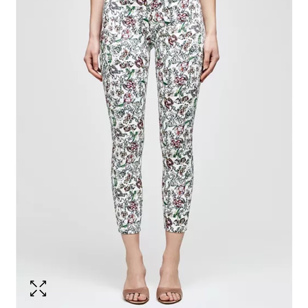L’AGENCE Margot Floral Print Jean